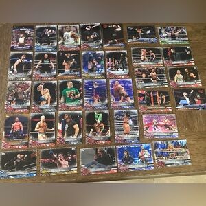 34 card wwe 2017 Toops lot triple H John Cena AJ Styles Brock Lesnar